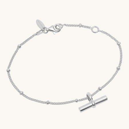 T-Bar Bracelet Silver